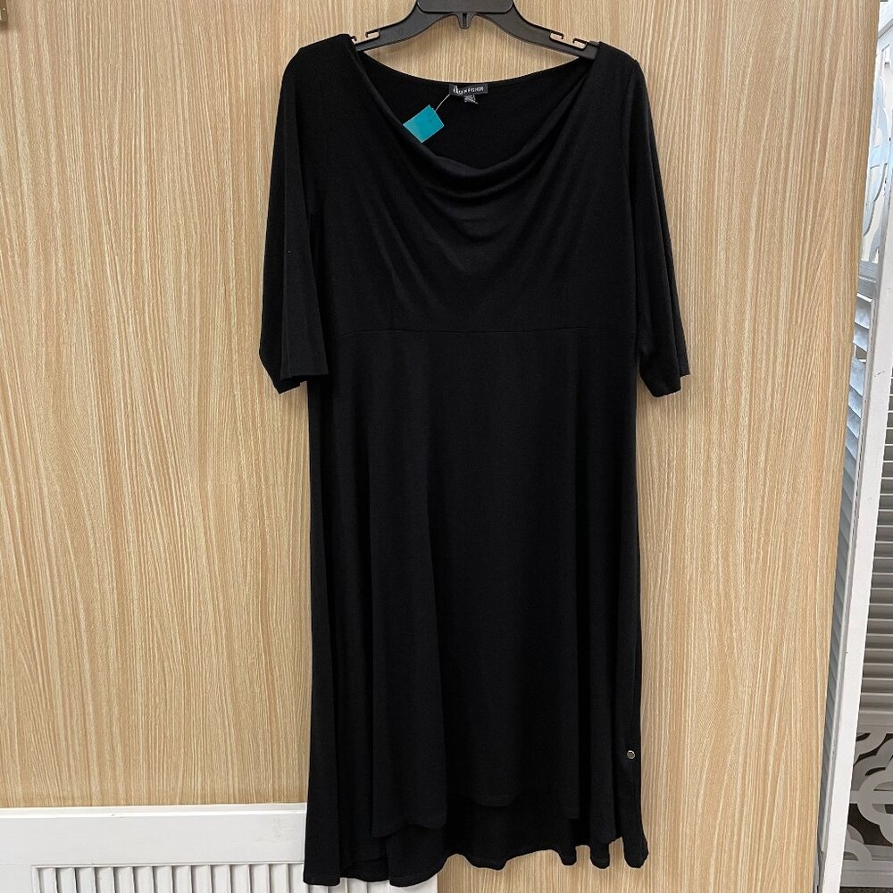 Eileen Fisher black dress size large